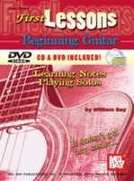 First Lessons Beg Gtr Learning Notes Bk/Cd/Dvd -