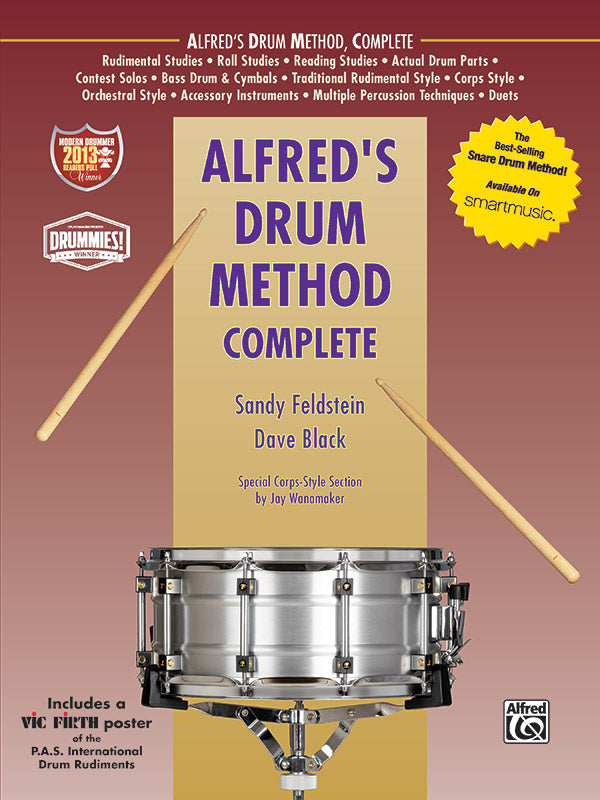 Alfred's Drum Method Complete Book & Poster