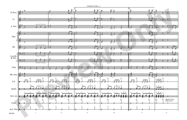 Live in the Moment – Marching Band Conductor Score & Parts (Digital Download)