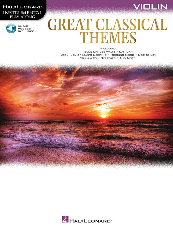 Great Classical Themes - Violin/Audio Access Online Hal Leonard 292736