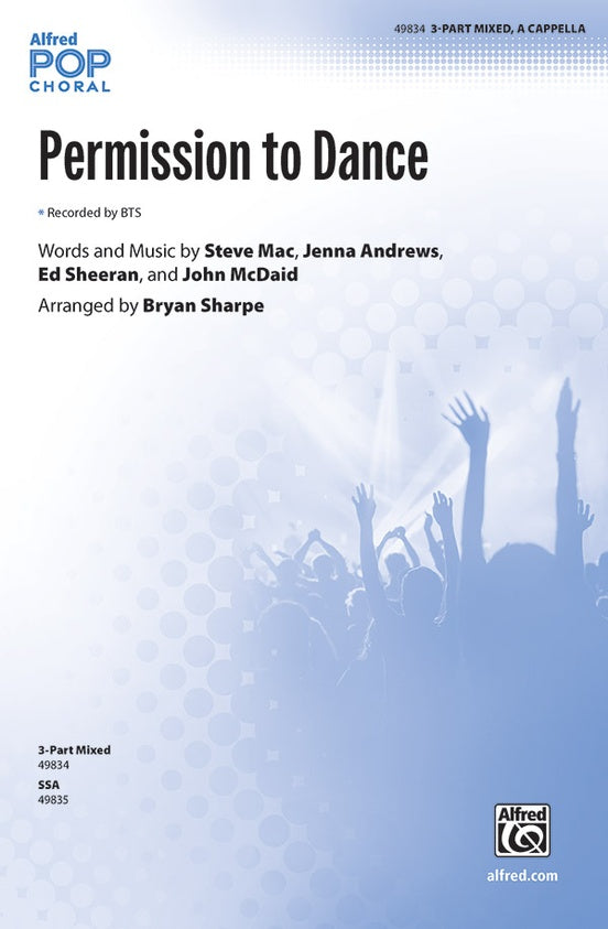 Permission to Dance - 3 Part Mixed Choral Octavo (Digital Download)