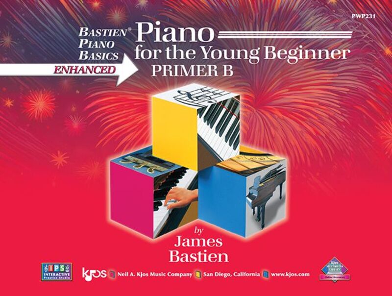 Bastien Piano Basics Enhanced Young Beginner Primer B Book/OLM