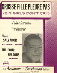 Big Girls Don't Cry - Henri Salvador - PVG (Digital Download)
