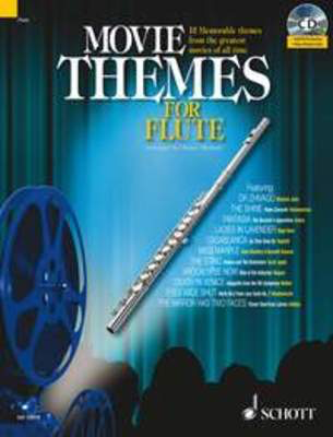 Movie Themes Arr Davies Flute Bk/Cd -