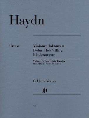 Haydn - Concerto in Dmaj Hob.VIIb:2 - Cello/Piano Accompaniment Henle HN418