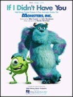 If I Didn't Have You (From Monsters Inc.) - PVG - Vocal Hal Leonard Piano, Vocal & Guitar