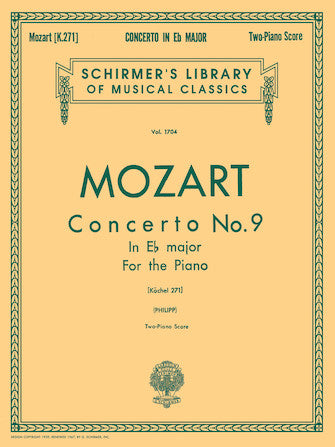 Mozart - Concerto #9 K271 - Piano Duet Schirmer 50261020