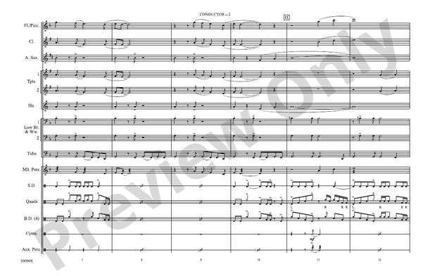 This Is Why – Marching Band Conductor Score & Parts (Digital Download)