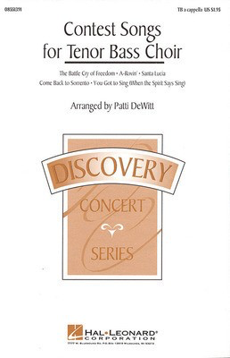 Contest Songs for Tenor Bass Choir (Collection) - TB Patti DeWitt Hal Leonard Choral Score Octavo