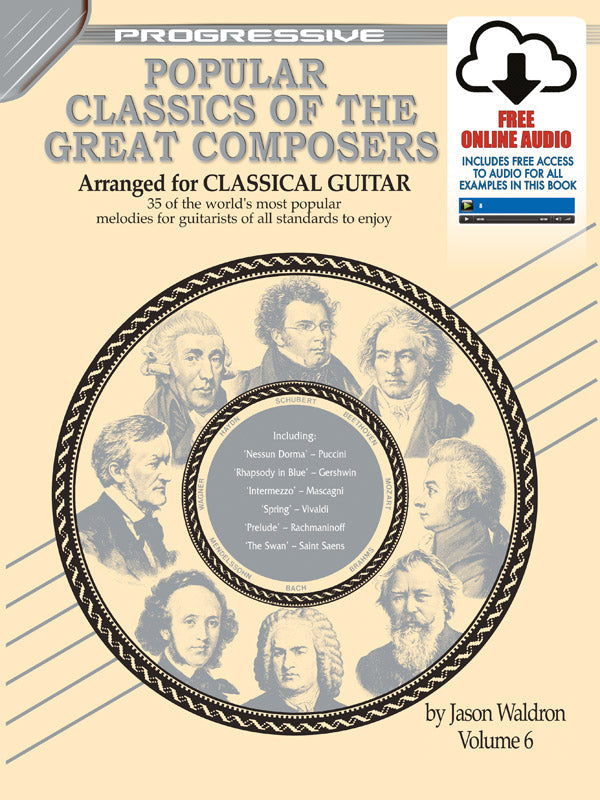 Popular Classics of Great Composers Vol 6 Bk/OLA - Classical Guitar