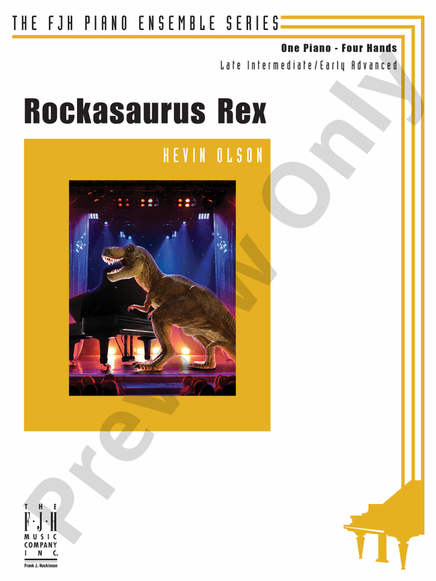 Rockasaurus Rex - Piano (Digital Download)