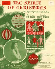 The Spirit Of Christmas (The Official 1954 Christmas Seal Sale Song) - PVG (Digital Download)