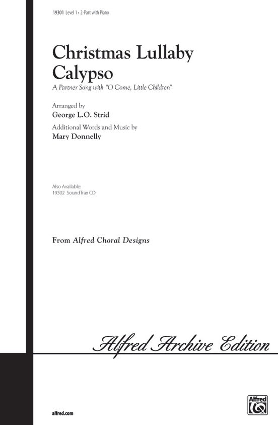 Christmas Lullaby - Donnelly/Strid – 2-Part Choral Octavo (Digital Download)