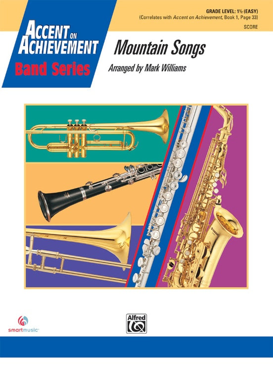 Mountain Songs - Concert Band Conductor Score & Parts (Digital Download)