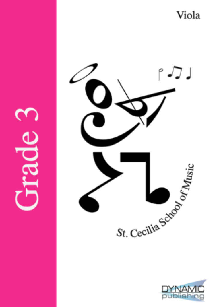 St Cecilia School of Music (SCSM) Viola Examination Book - Grade Three (Viola Part Only)