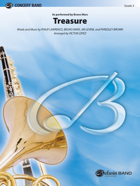 Treasure - Concert Band Conductor Score & Parts (Digital Download)