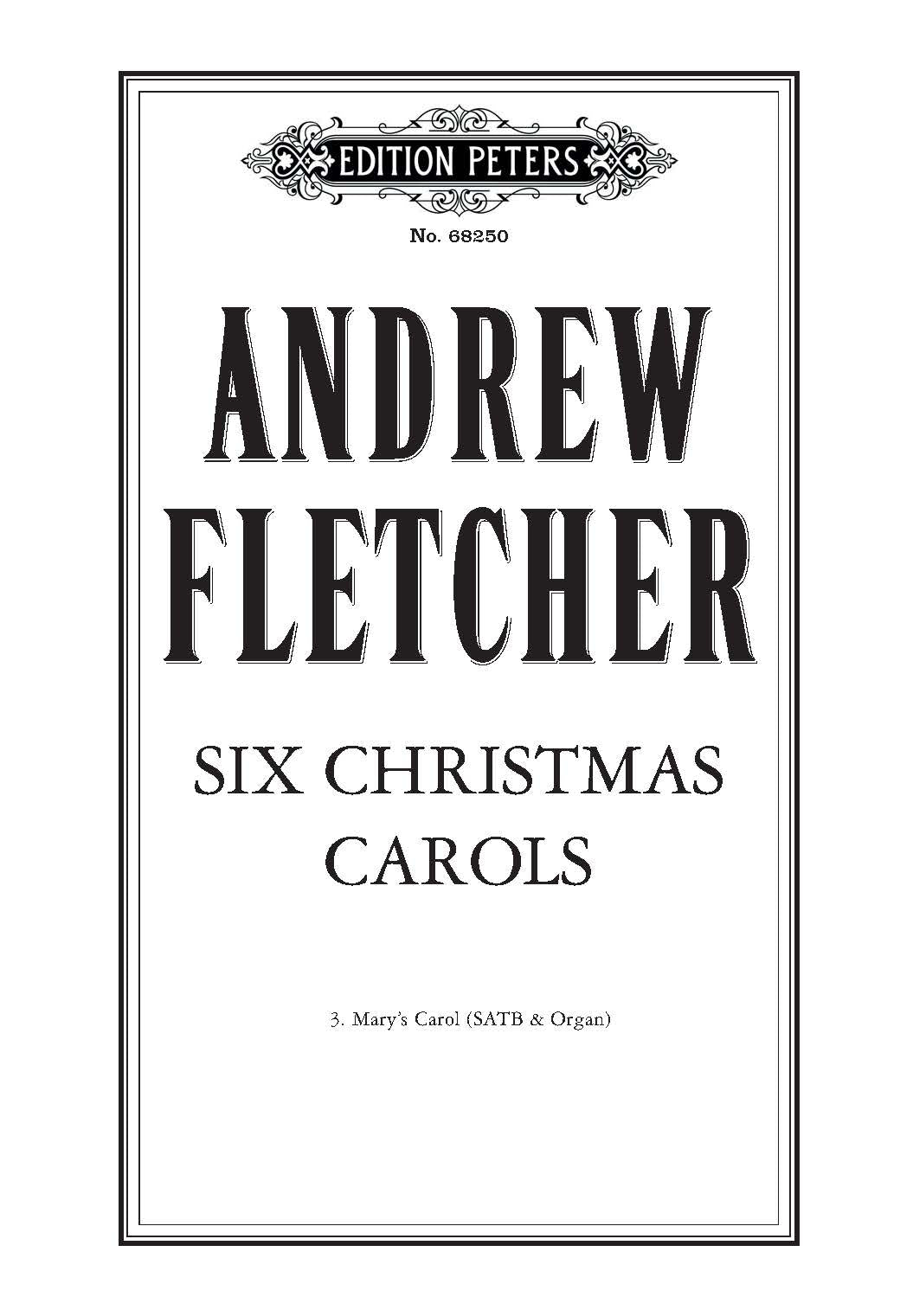 Mary's Carol - Organ/SATB Choral Octavo (Digital Download)