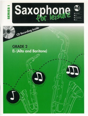 AMEB Saxophone For Leisure Series 1 Grade 2 - Eb Alto Saxophone or Baritone Saxophone/CD AMEB 1203079939