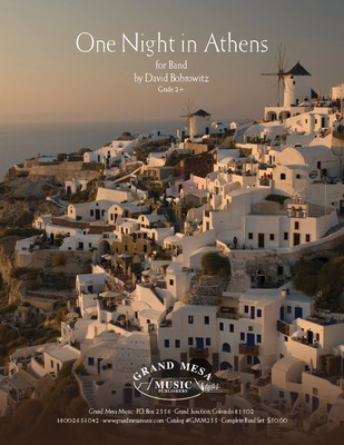 One Night in Athens - David Bobrowitz - Grand Mesa Music Score/Parts