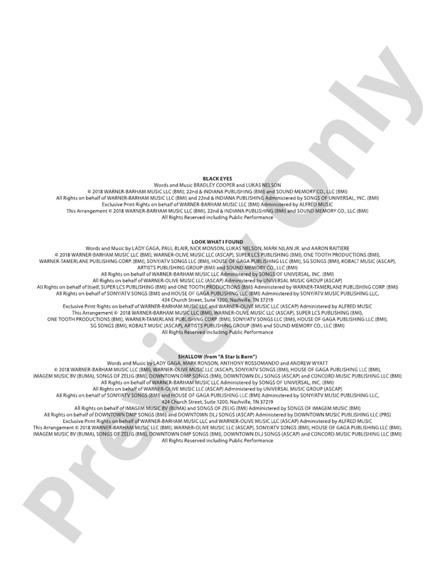 A Star Is Born - Concert Band Conductor Score & Parts (Digital Download)