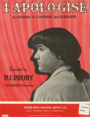 I Apologise - PJ Proby - PVG (Digital Download)