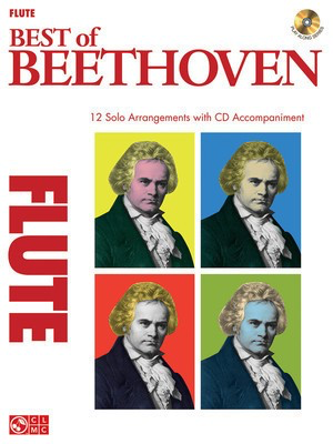 Best of Beethoven - 12 Solo Arrangements with CD Accompaniment - Ludwig van Beethoven - Flute Ludwig van Beethoven Cherry Lane Music /CD