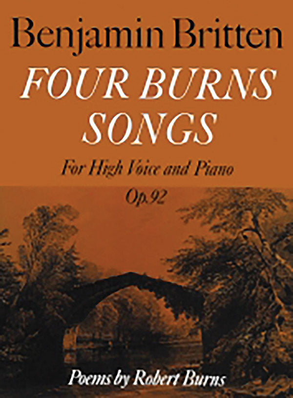 BURNS SONGS 4 HIGH VCE/PNO
