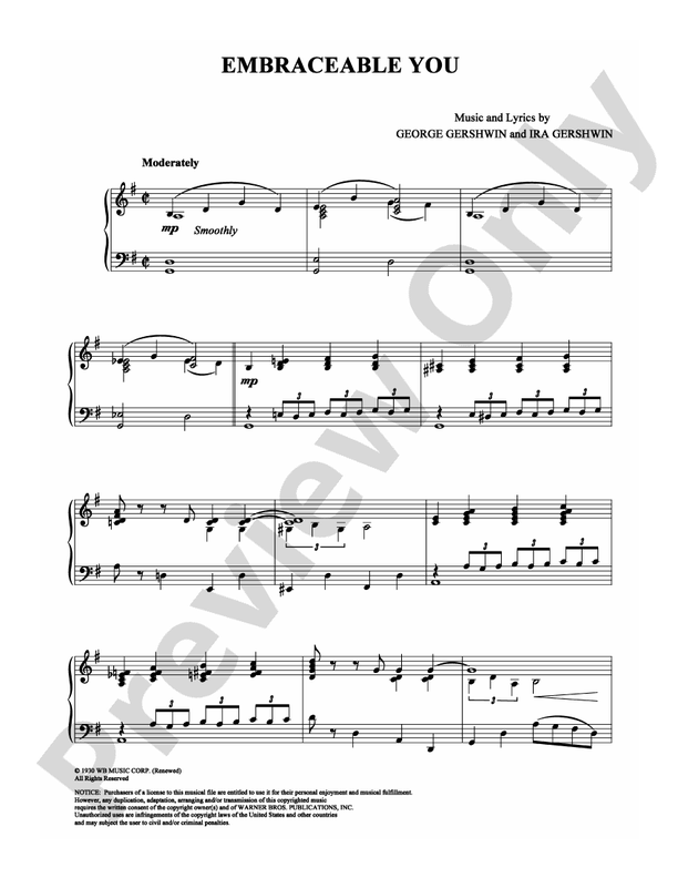 Embraceable You - DSM-PS-0008599 - Piano (Digital Download)