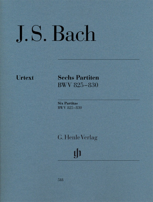Bach - Six Partitas BWV825-830 - Piano Solo Henle HN518