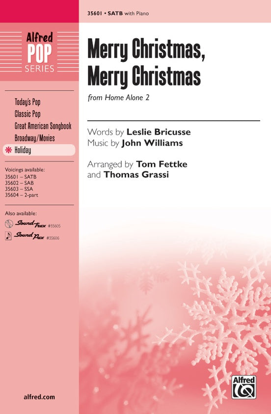 Merry Christmas, Merry Christmas (from Home Alone 2) – SATB Choral Octavo (Digital Download)