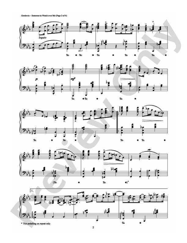 Someone To Watch Over Me - DSM-PS-0002205 - Piano (Digital Download)