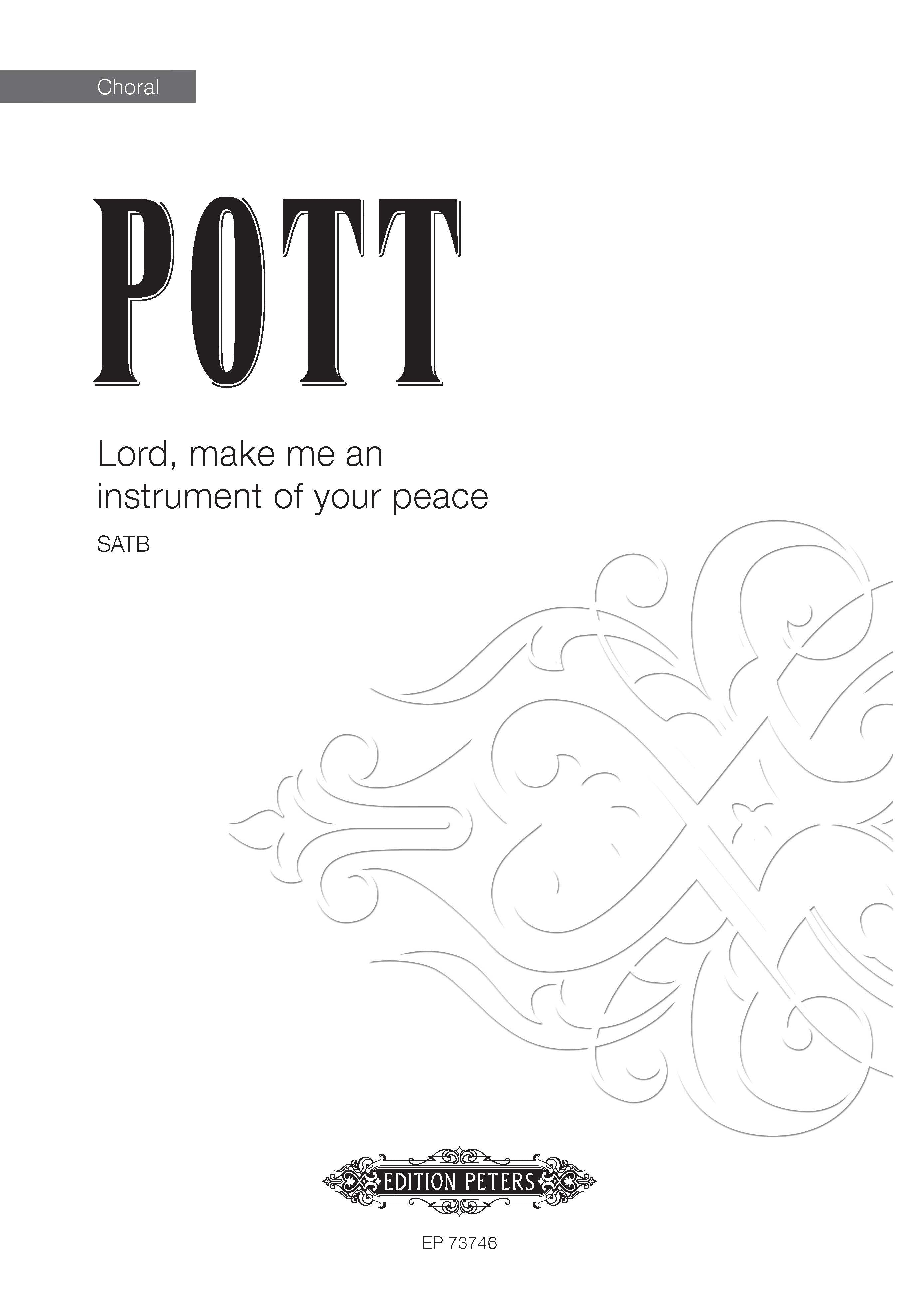 Lord, Make Me An Instrument Of Your Peace (EP73746) - SATB Choral Octavo (Digital Download)