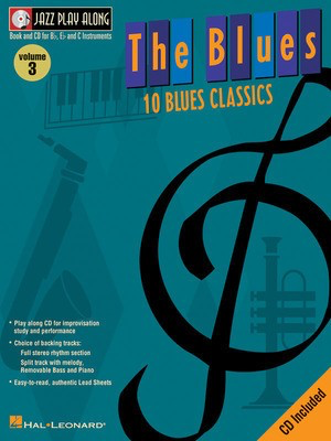 The Blues - Jazz Play-Along Volume 3 - Various - Bb Instrument|Bass Clef Instrument|C Instrument|Eb Instrument Hal Leonard Lead Sheet /CD