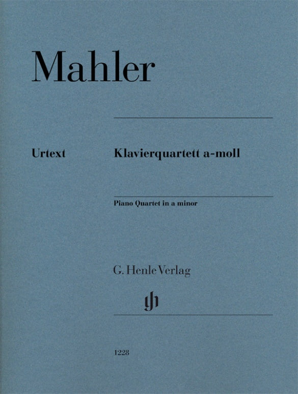 Mahler Piano Quartet in A Minor Score/Parts