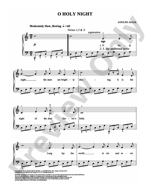 O Holy Night - DSM-PS-0000363 - Easy Piano (Digital Download)