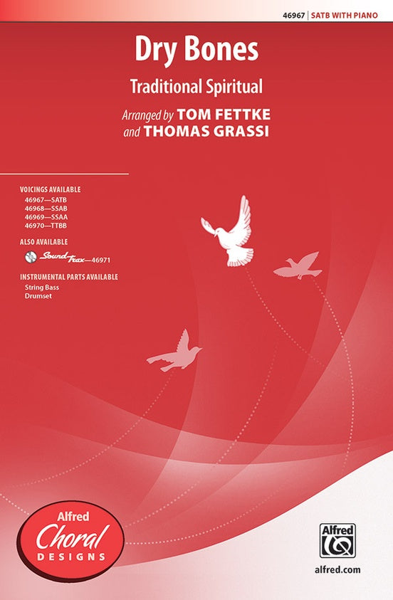 Dry Bones - Fettke/Grassi – SATB Choral Octavo (Digital Download)