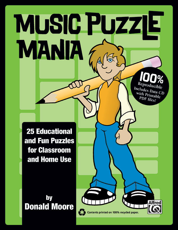 MUSIC PUZZLE MANIA BK/ CD