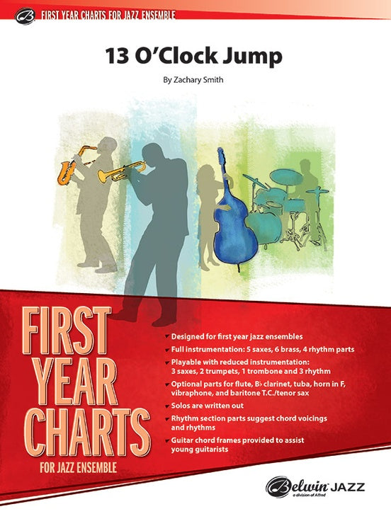13 O'Clock Jump – Jazz Ensemble Conductor Score & Parts (Digital Download)