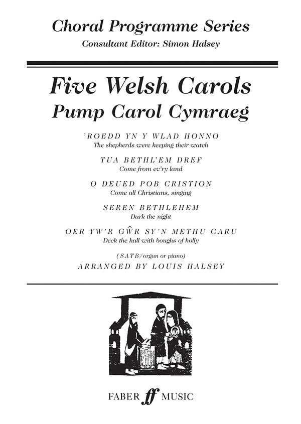 WELSH CAROLS 5 SATB/ORG