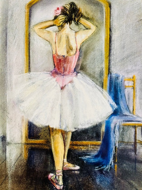 Greeting Card - Ballerina by Avril Morris