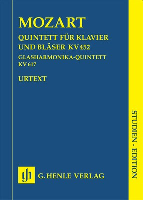 Quintet K 452 and Quintet K 617 Study Score