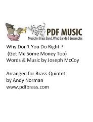 Why Don't You Do Right? (Get Me Some Money Too!) - Brass Quintet (Digital Download)