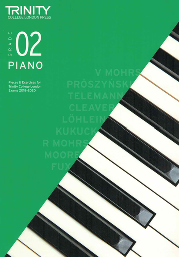 Trinity Piano Exam Pieces 2018-20 Grade 2 - Piano Part Only Trinity TCL016607