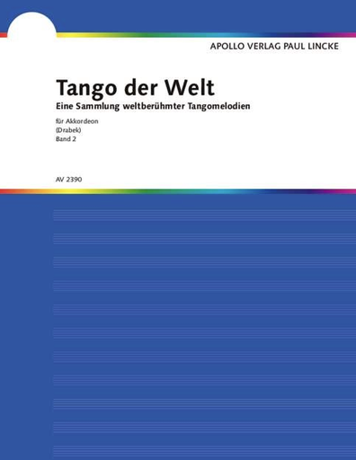 TANGOS FROM ALL OVER THE WORLD VOL 2 P/ACCORDION - - ACCORDIAN - APOLLO