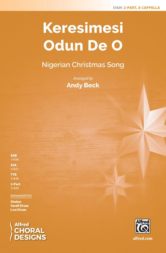 Keresimesi Odun De O - 2 Part Treble Choral Octavo (Digital Download)