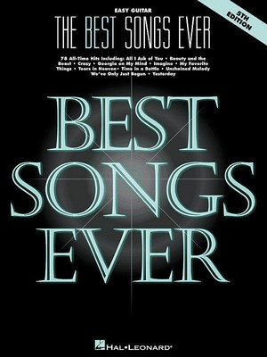 The Best Songs Ever - 5th Edition - Easy Guitar - Guitar Hal Leonard Easy Guitar
