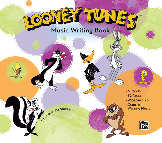 Looney Tunes Manuscript Book Giant 6 Stave