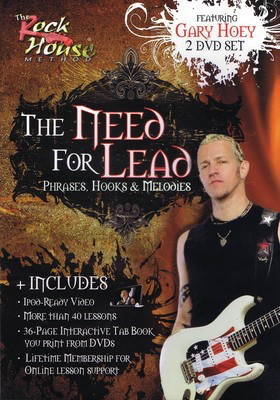 Gary Hoey - The Need for Lead - Phrases, Hooks and Melodies - Guitar Rock House DVD