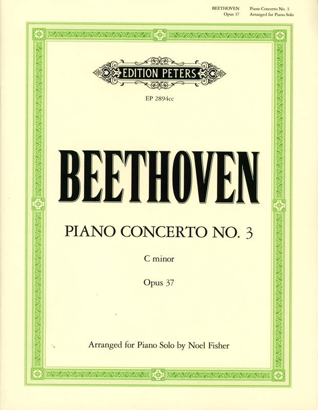 Beethoven - Piano Concerto #3 in Cmin Op37 - Piano Solo - Peters EP2894CC