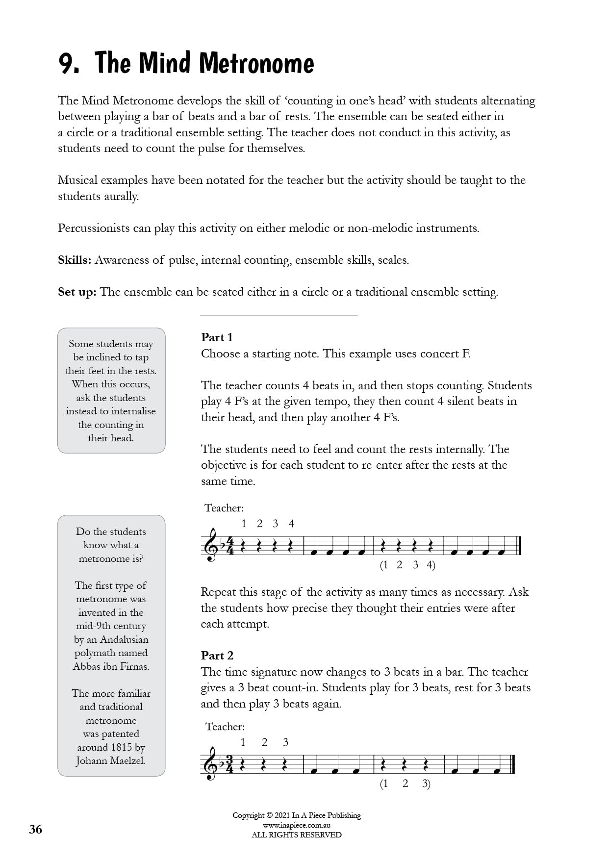 Band Together Activity Book by Karen Kyriakou